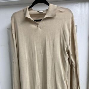Ermenegildo Zegna long sleeve polo L 52